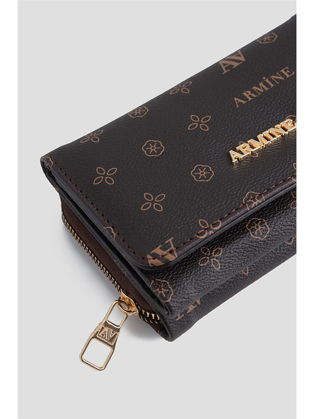 Baskılı Cüzdan Kahverengi-3