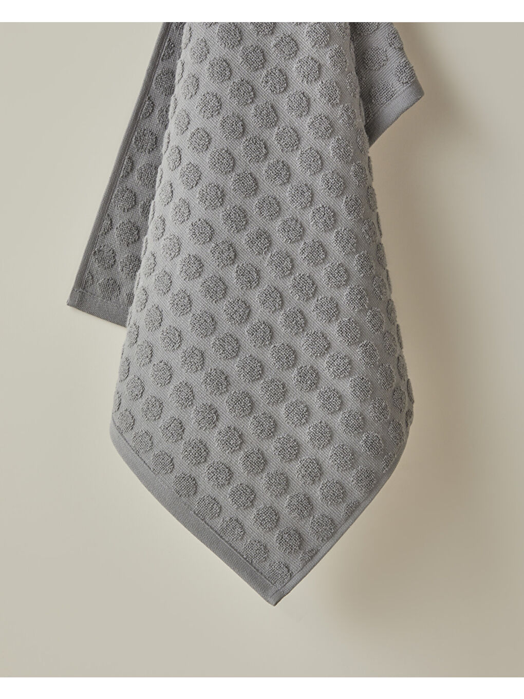 Dottie Pamuk Yüz Havlusu 50x80 cm Antrasit-1