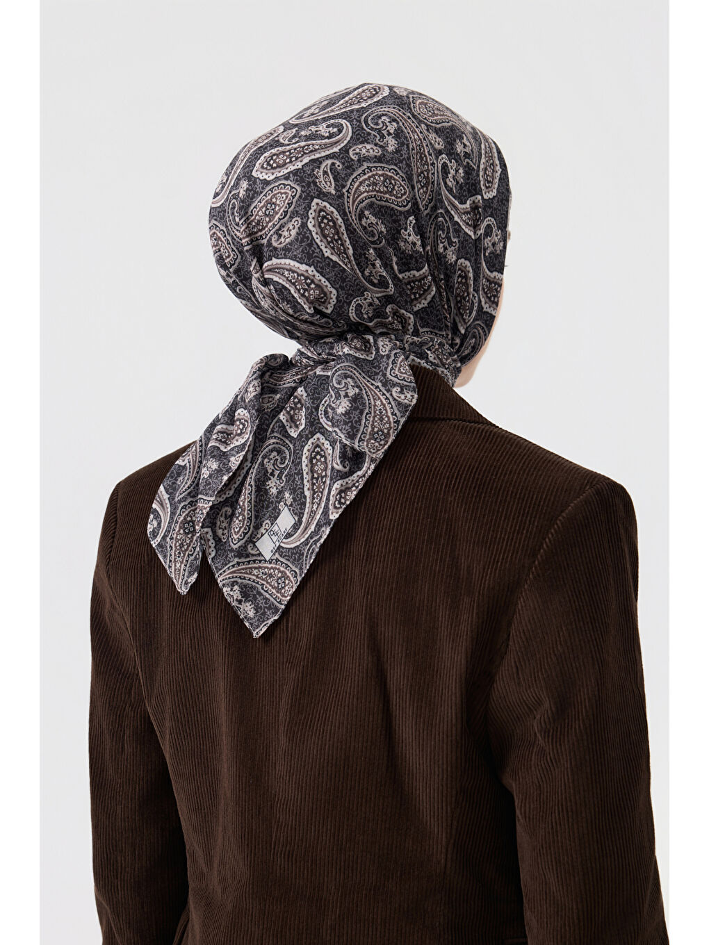 Pamuk Eşarp Timeless Siyah-4