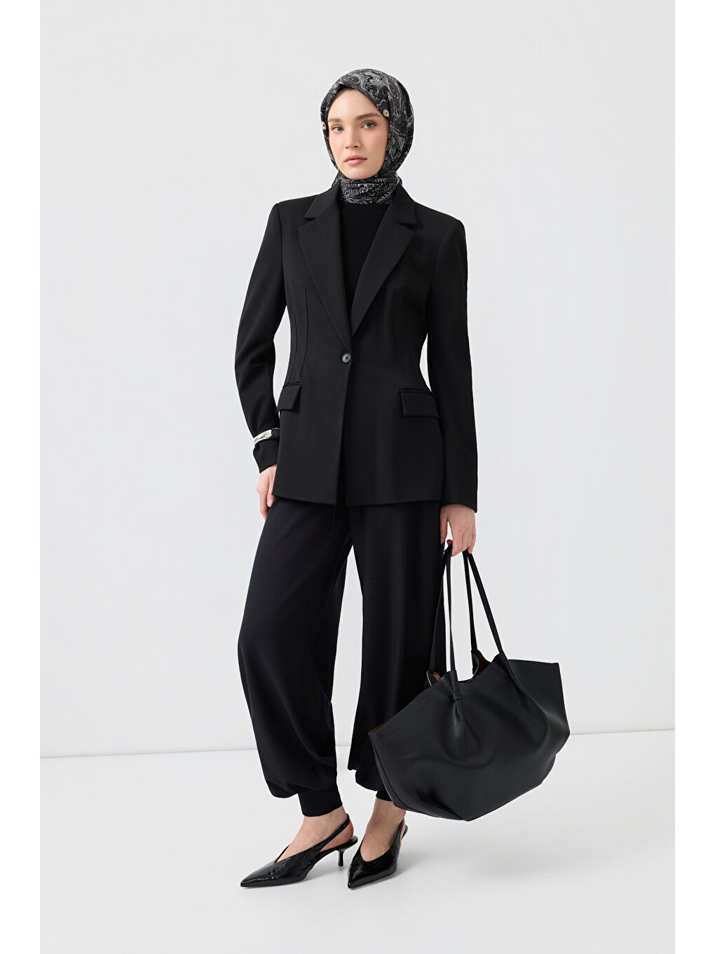 Pamuk Eşarp Tale Haki Yeşili-3