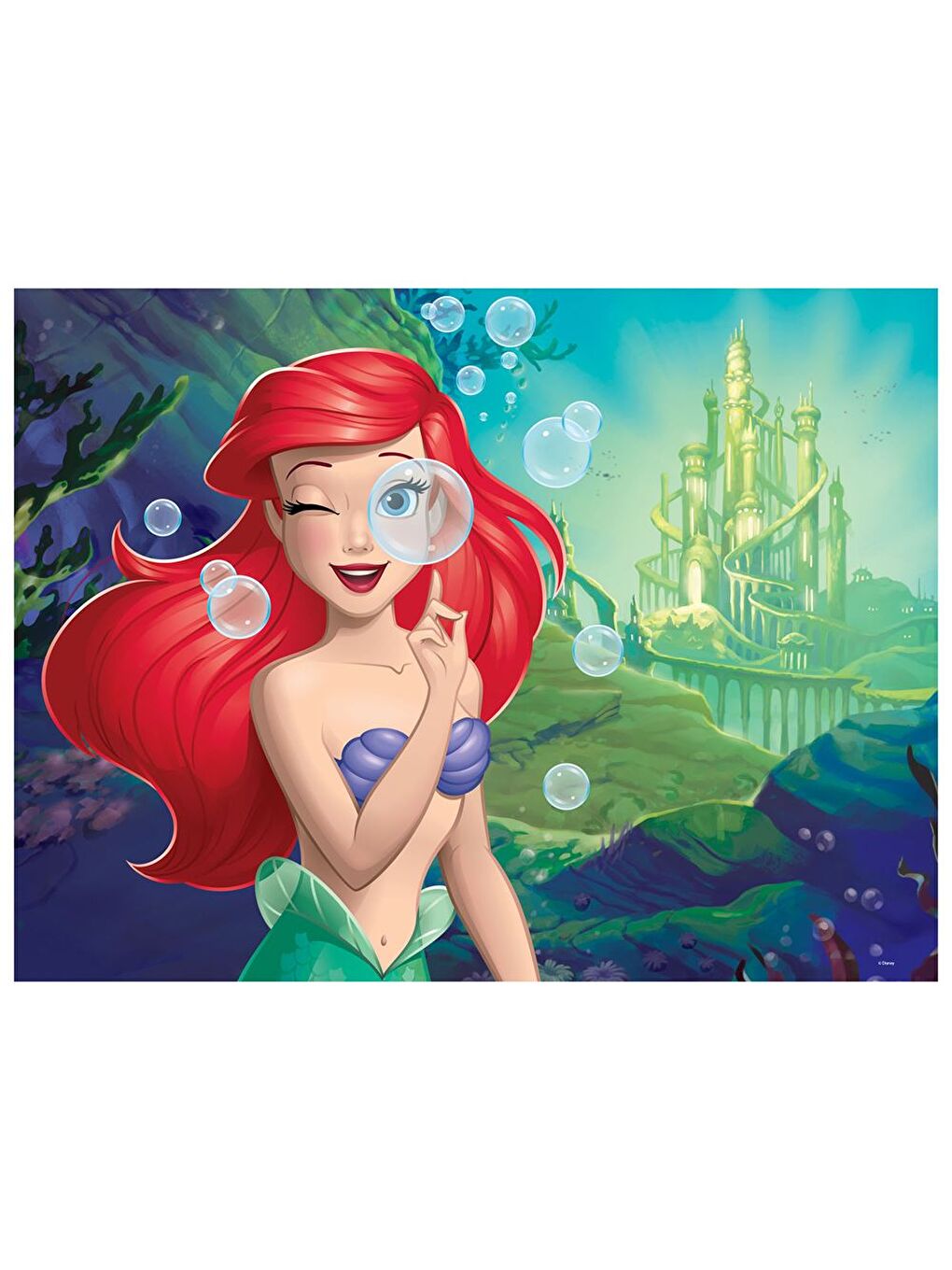Princess Deniz Kızı Ariel Puzzle 200 Parça 32822-1