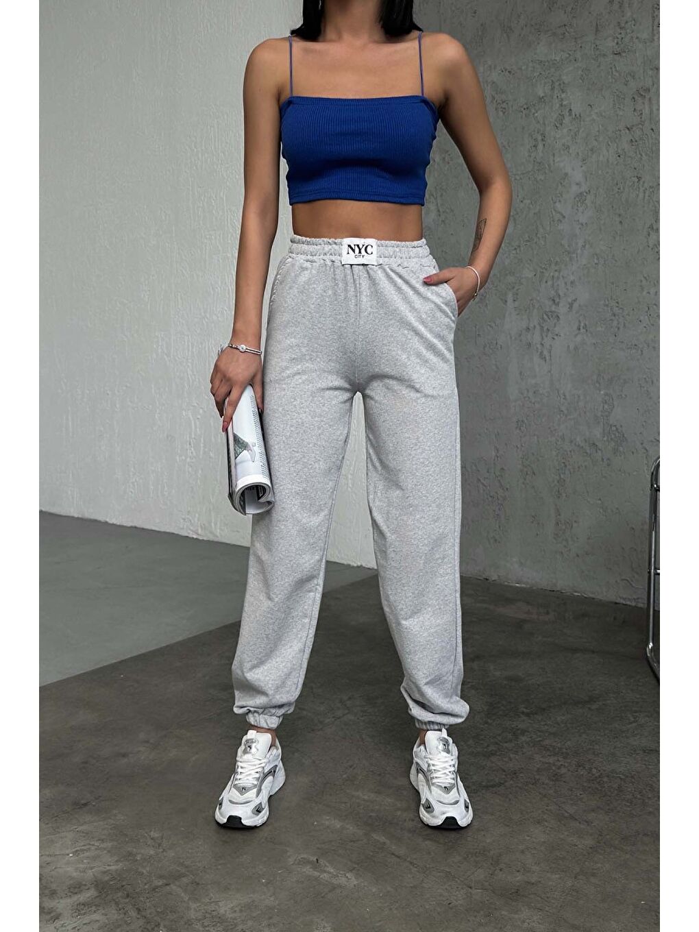 Eşofman Altı Gri - 26570-3