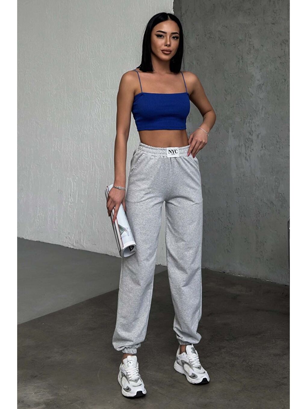 Eşofman Altı Gri - 26570-4