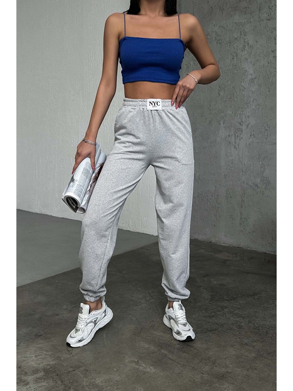 Eşofman Altı Gri - 26570-5