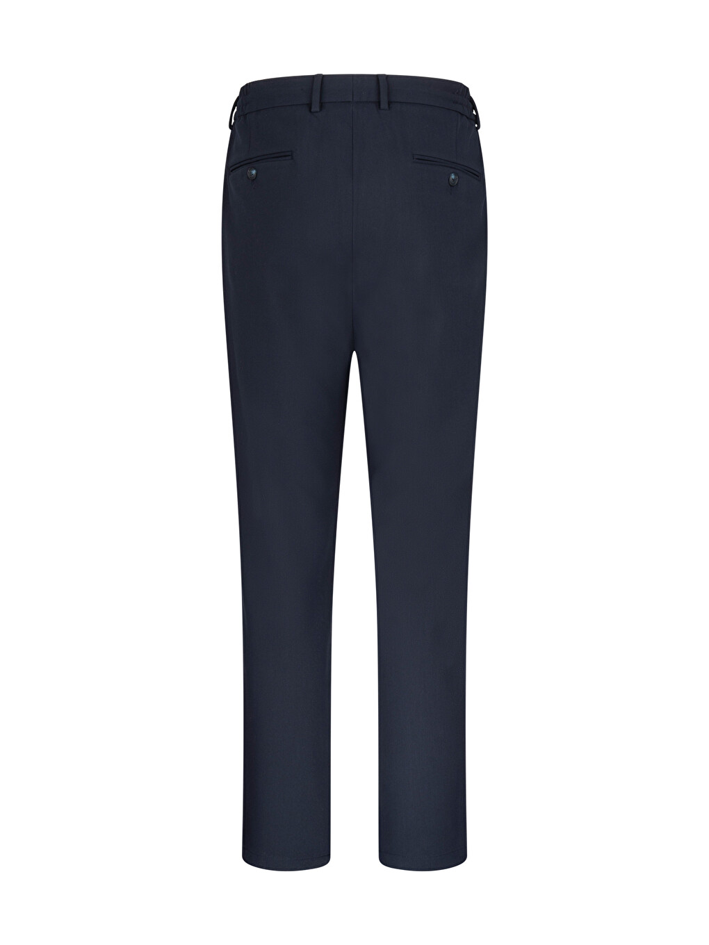 Lacivert Rahat Kesim Yandan Cepli Jogger Pantolon-1