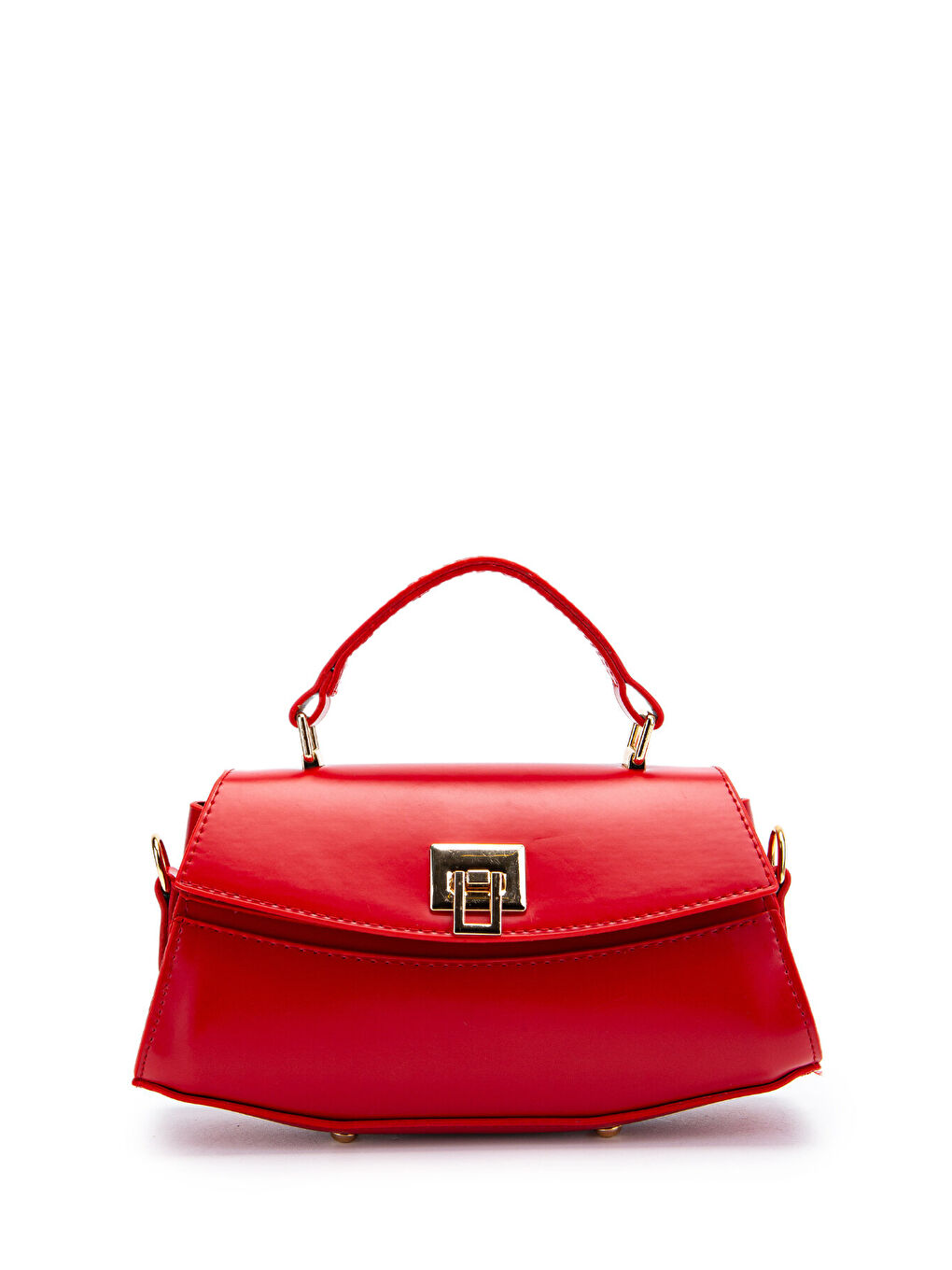 Kilit Detaylı Luvia Kadın Çapraz Çanta Kırmızı