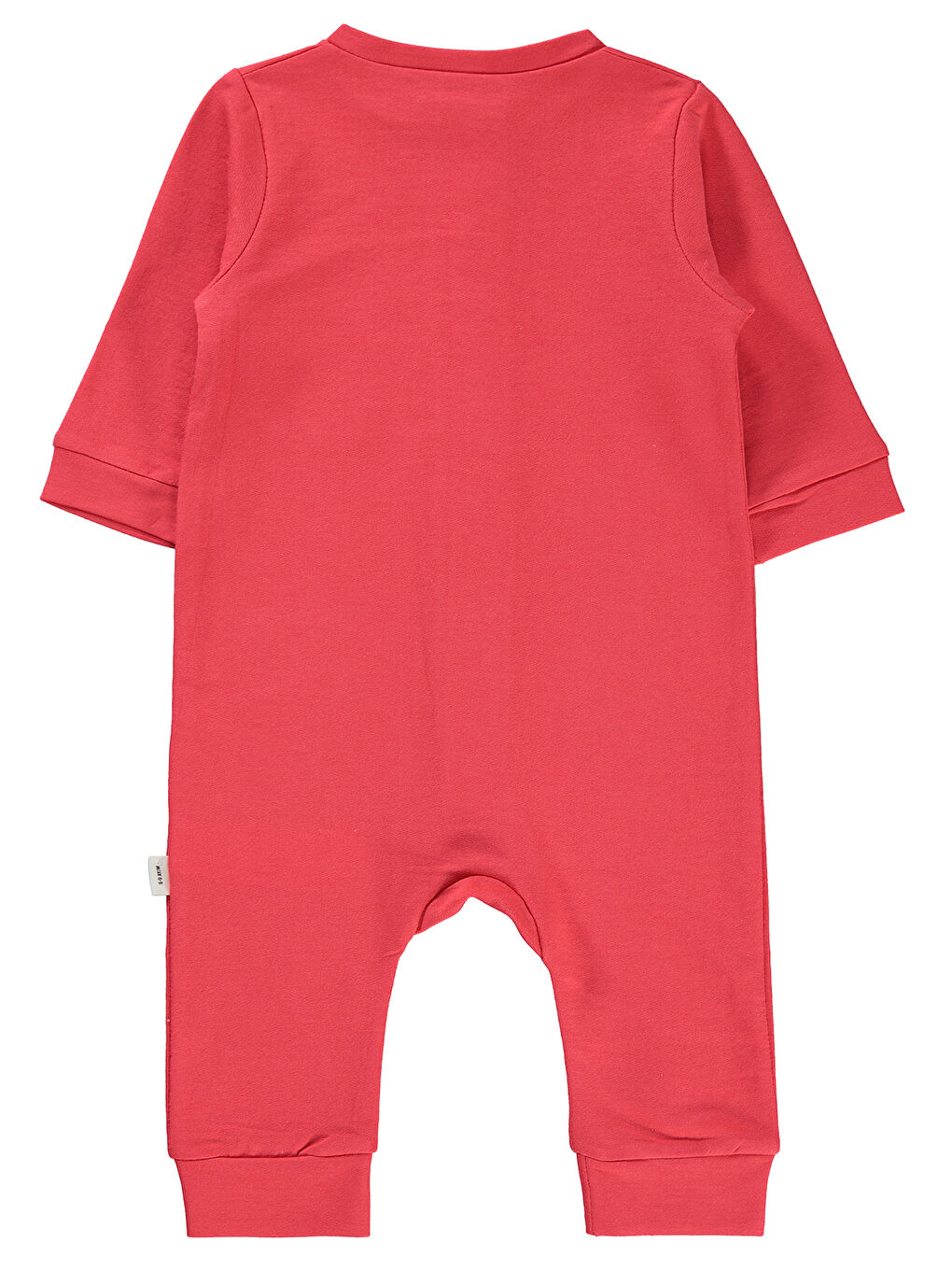 Kırmızı Baby Bebek Patiksiz Tulum 1-6 Ay Narçiçeği-1
