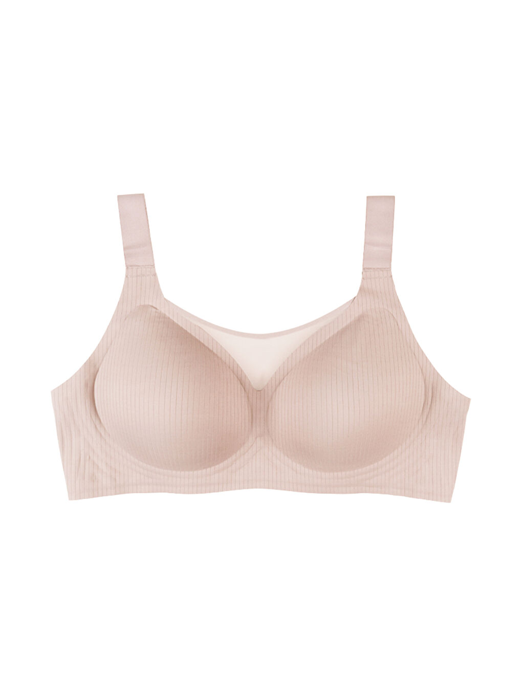 Ekru Balensiz Lazer Dikişsiz Görünmez Çıkarılabilir Pedli Sütyen