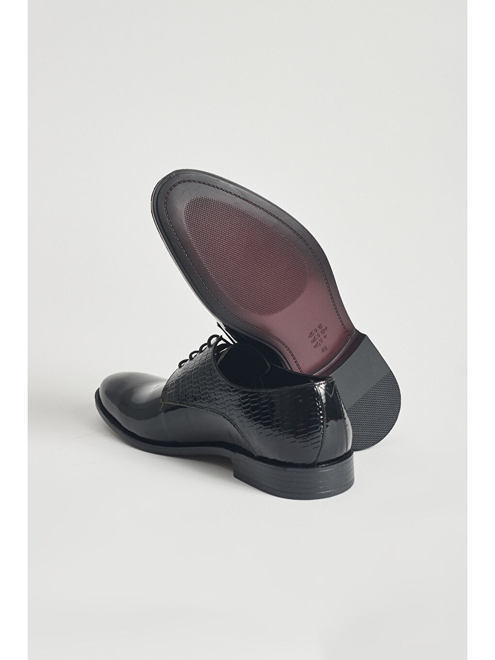 Erkek Siyah Klasik Rugan Ayakkabı-3