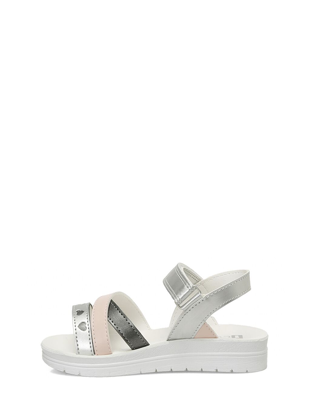 Gri SELEY P 5FX Gümüş Kız Çocuk Sandalet-2