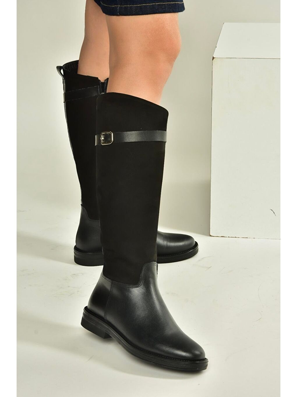 Siyah Kadın Çizme V654002803-2