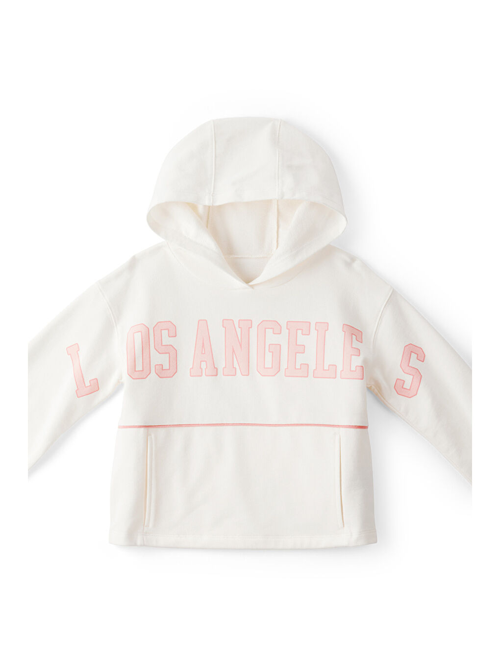 Kız Çocuk Ekru Sweatshirt-1