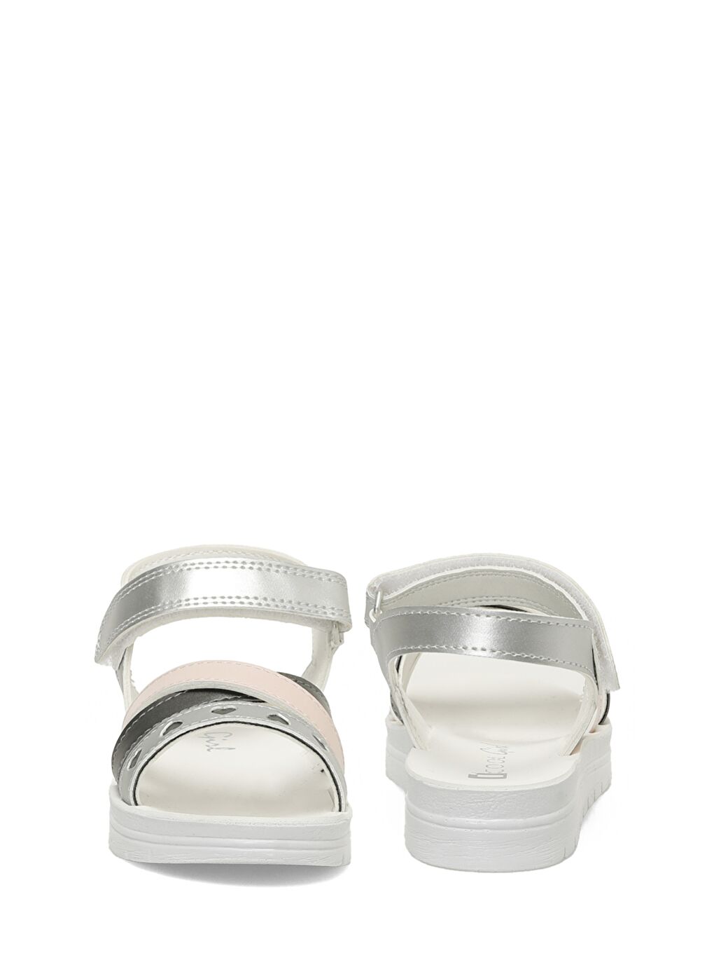 Gri SELEY P 5FX Gümüş Kız Çocuk Sandalet-4
