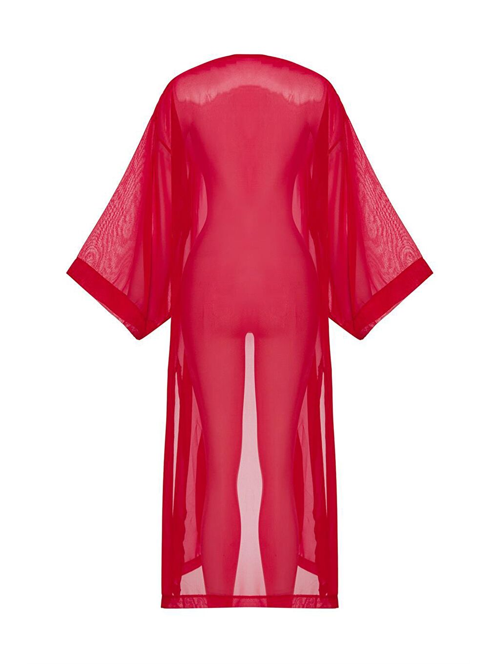 Sailor Moda Kirmizi Kaftan Pareo - 1