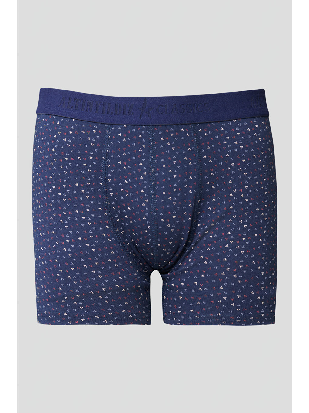 Erkek Lacivert-Bordo 3'lü Boxer Paketi-2