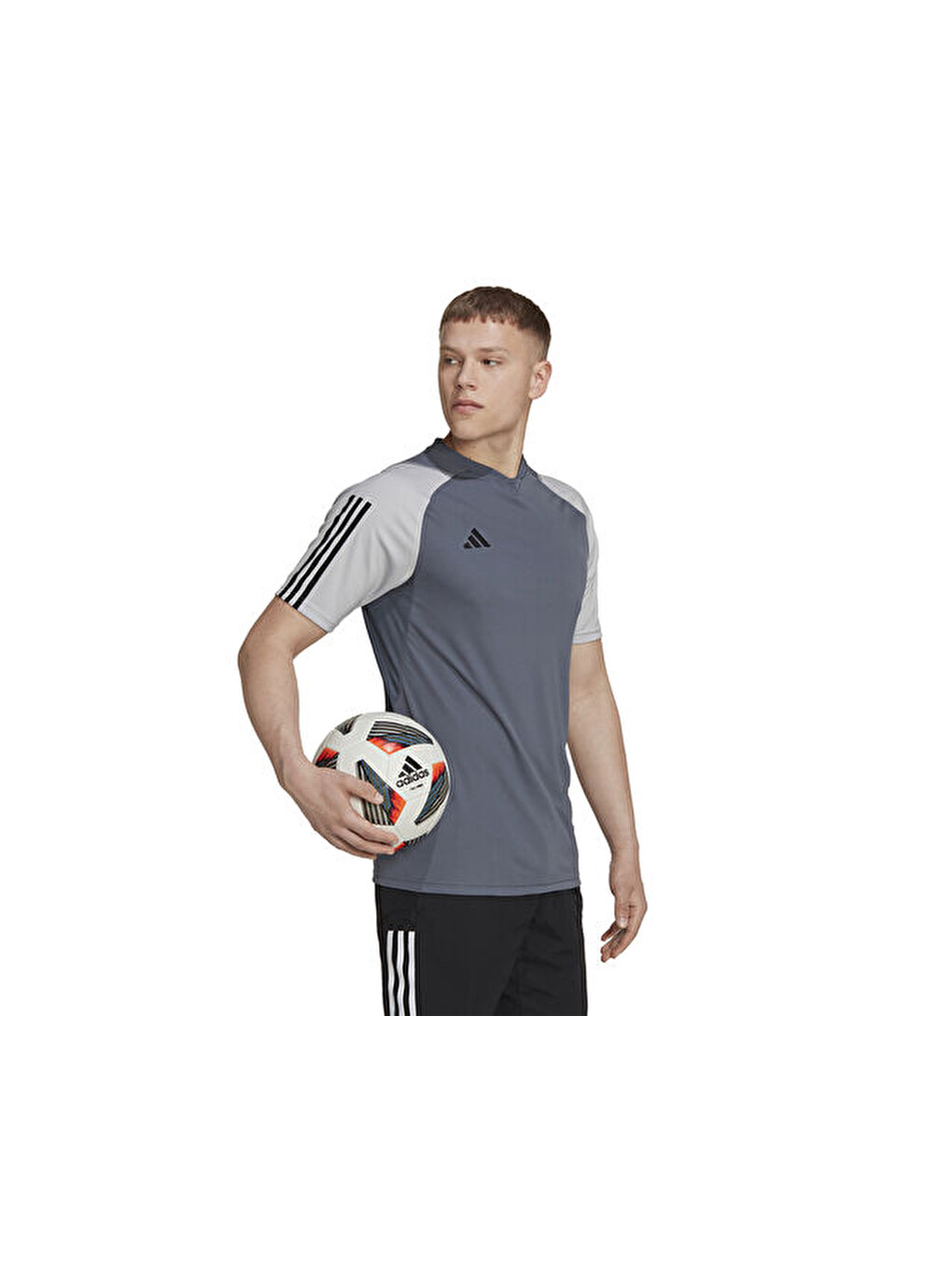 Tiro23 C Jsy Erkek Futbol Forması Hp1906 Gri-2