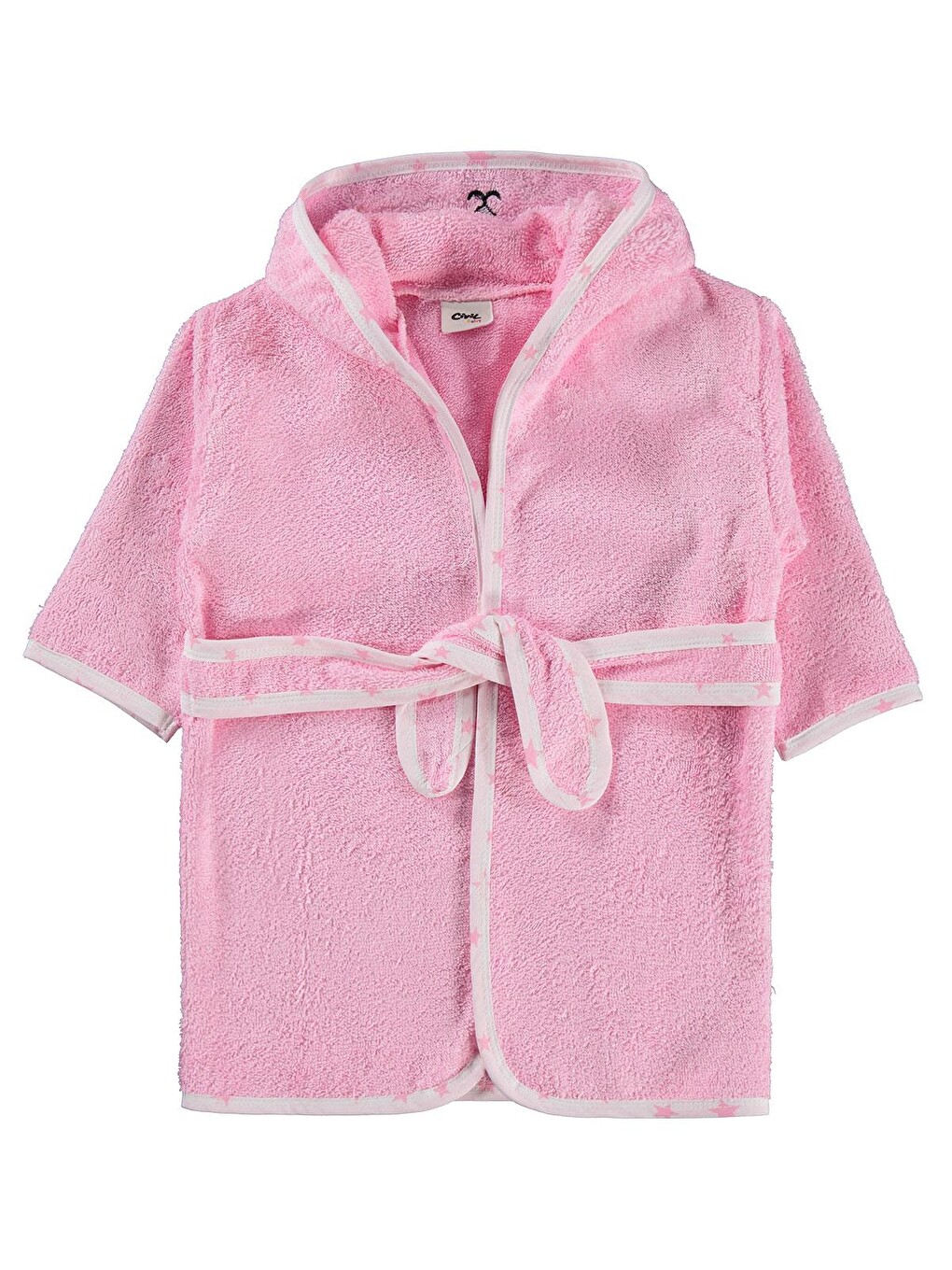 Baby Tavşan Nakışlı Bornoz - Pembe