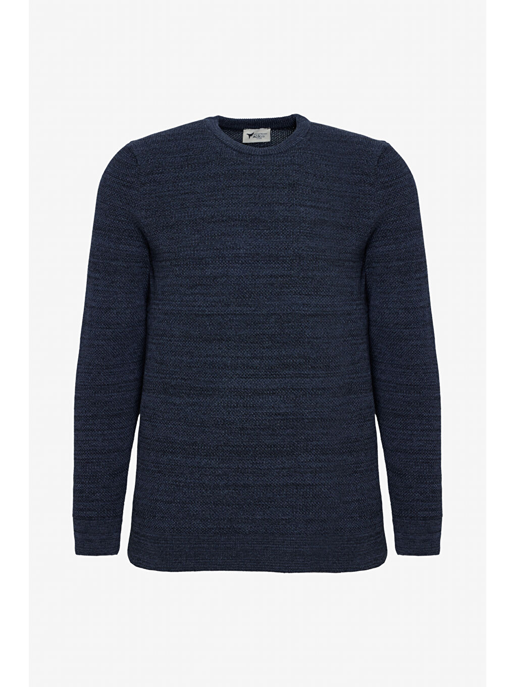 Haki Erkek HAKI-INDIGO 2'li Paket Pamuklu Standart Fit Normal Kesim Bisiklet Yaka Triko Kazak-11