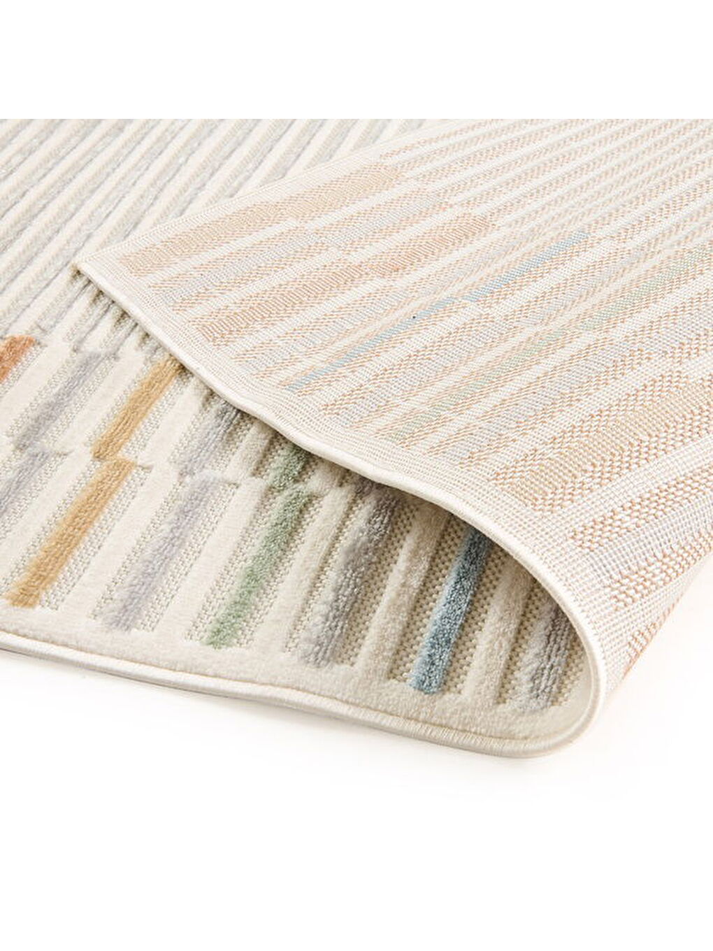 Soft Mono Tozumaz Antialerjik Halı - Kırık Beyaz - 160x230 cm-2