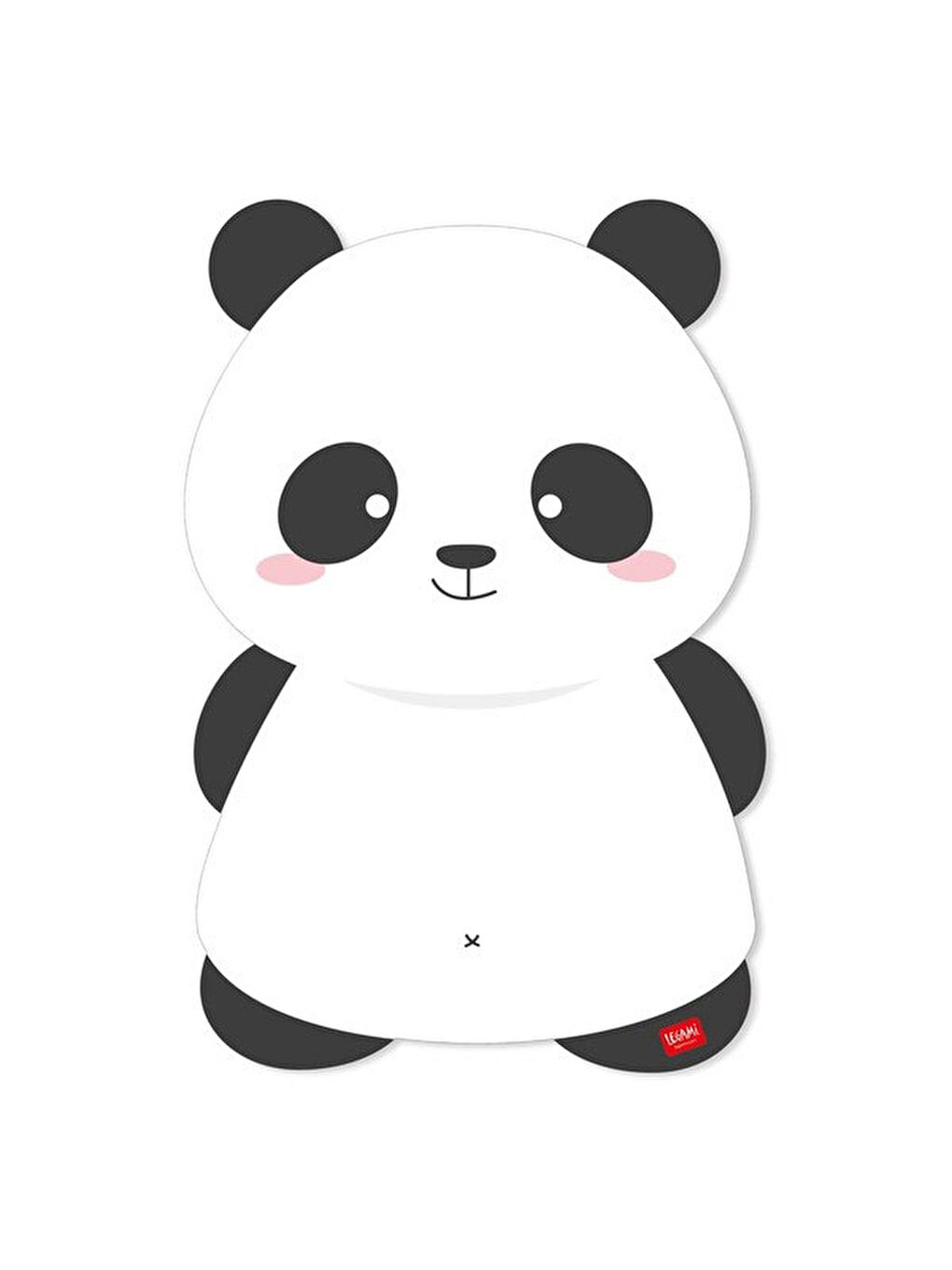 Renksiz Buzdolabı Magnetli Tahta Panda