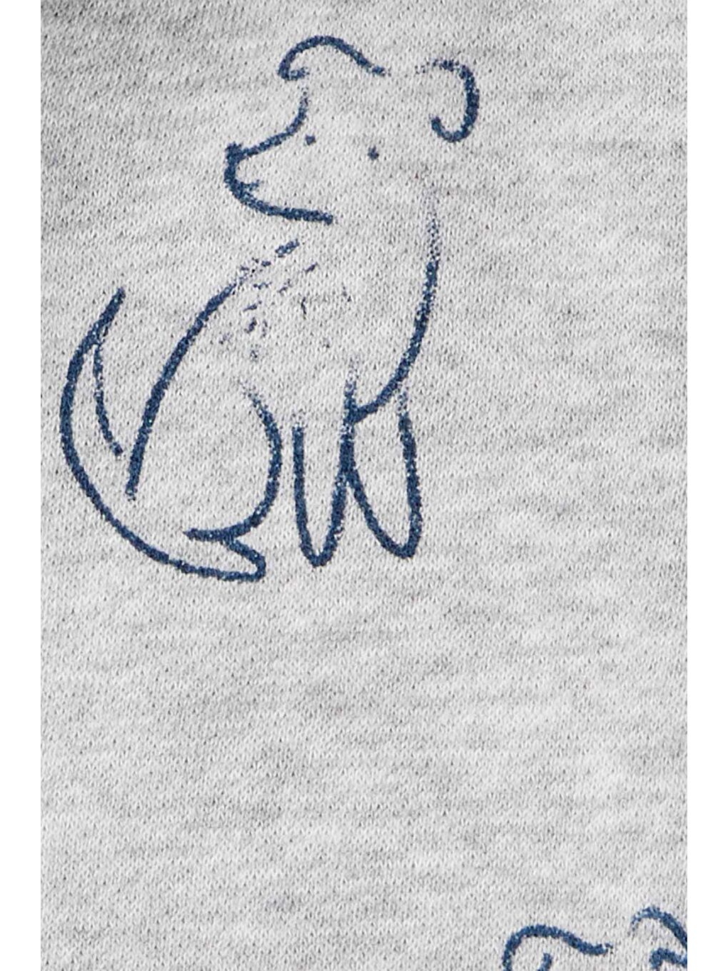 Erkek Bebek Gri Hırka-1