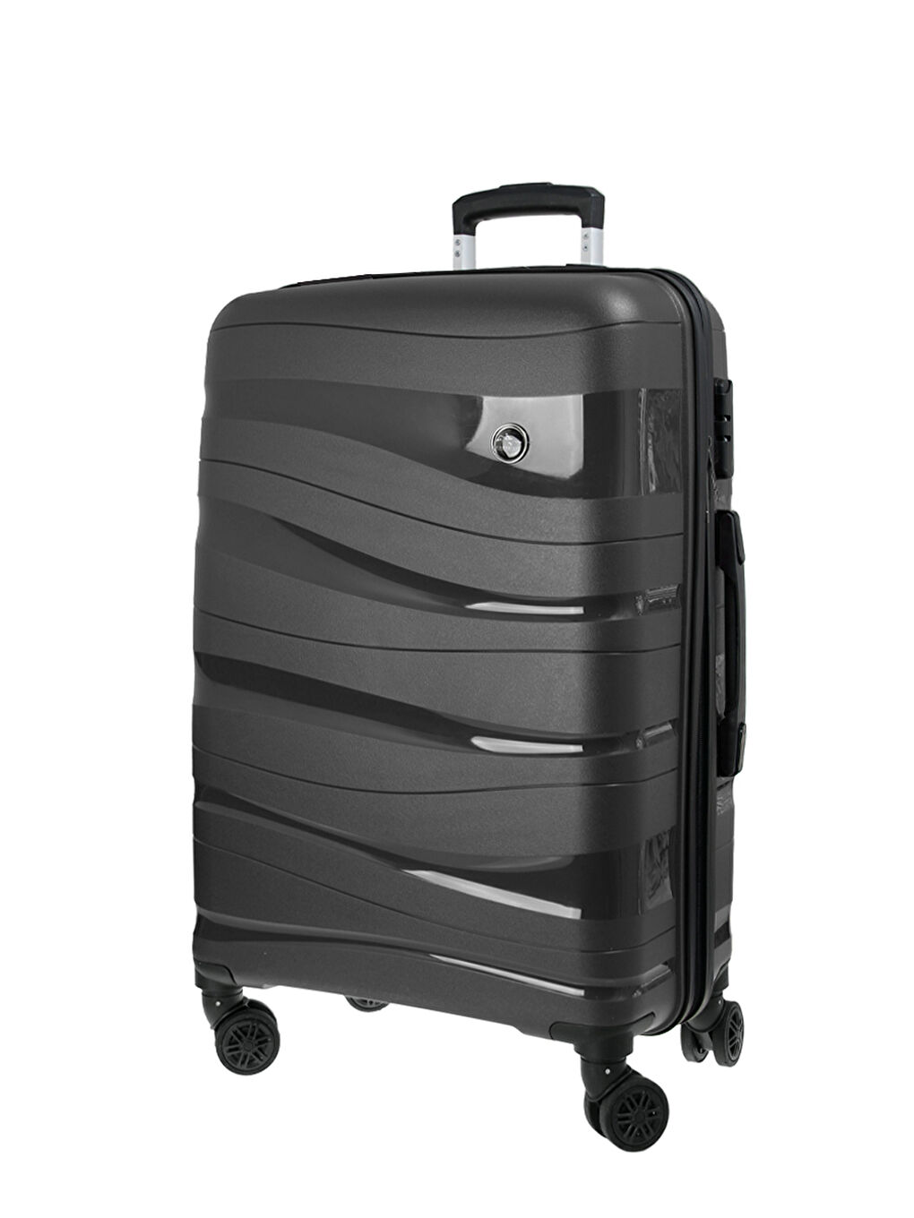 Antrasit PP Barcelona Valiz Seti-4