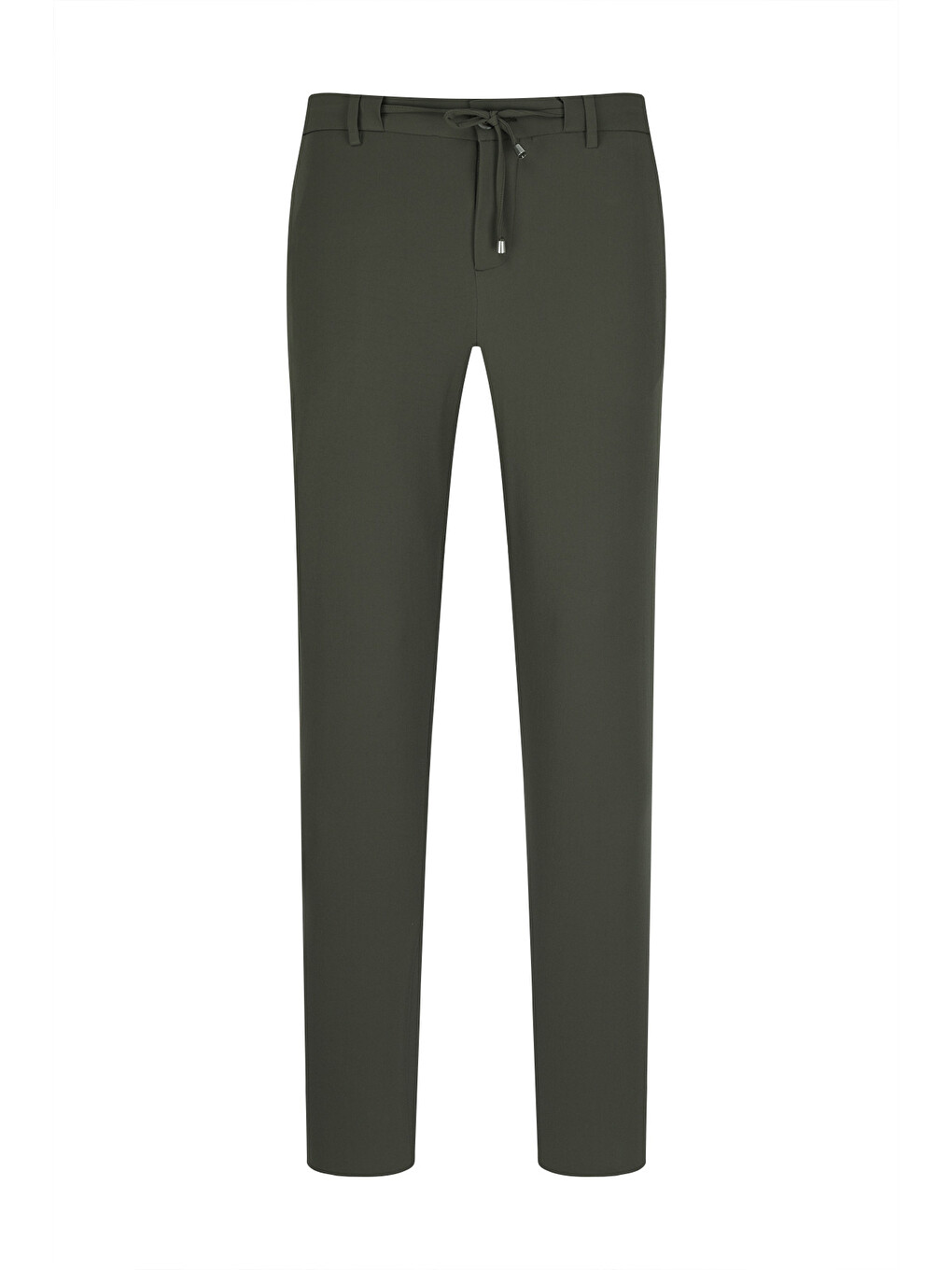 Haki Rahat Kesim Yandan Cepli Jogger Pantolon