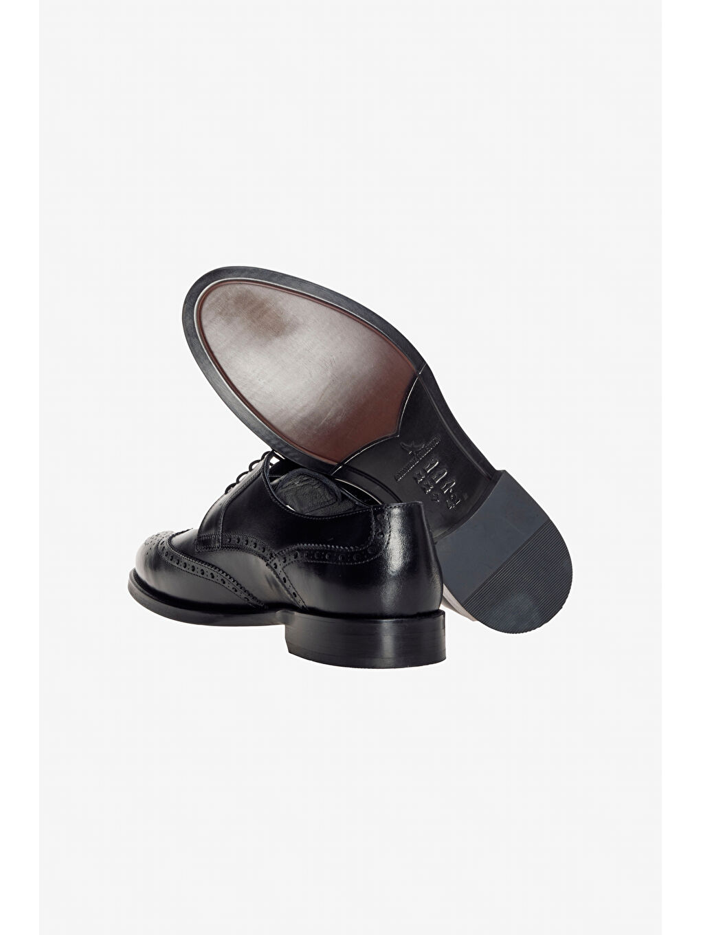 Erkek Siyah %100 Deri Rahat Taban Klasik Ayakkabı-3