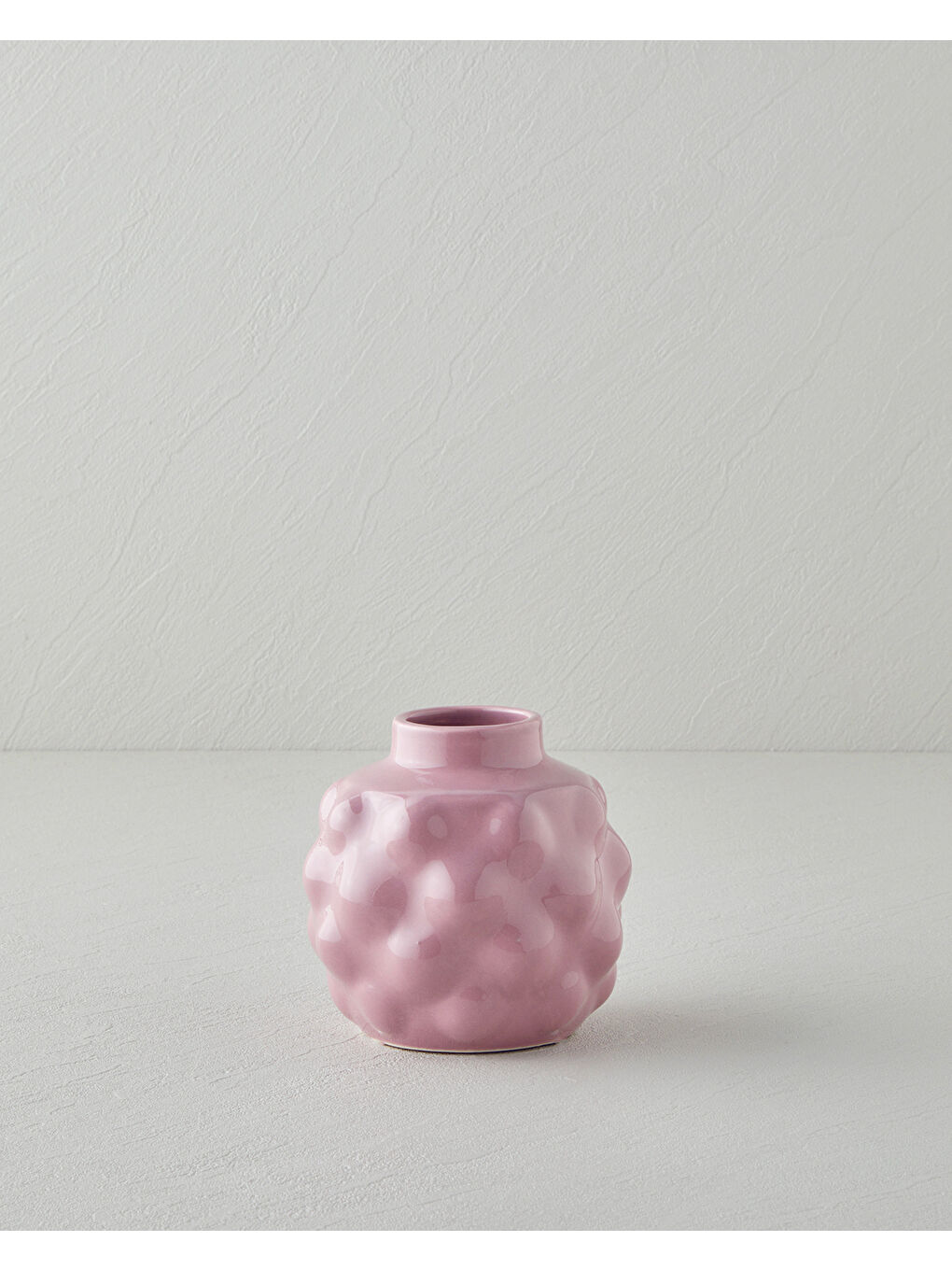 Creil Vazo 12,5x12,5x12 cm Pembe