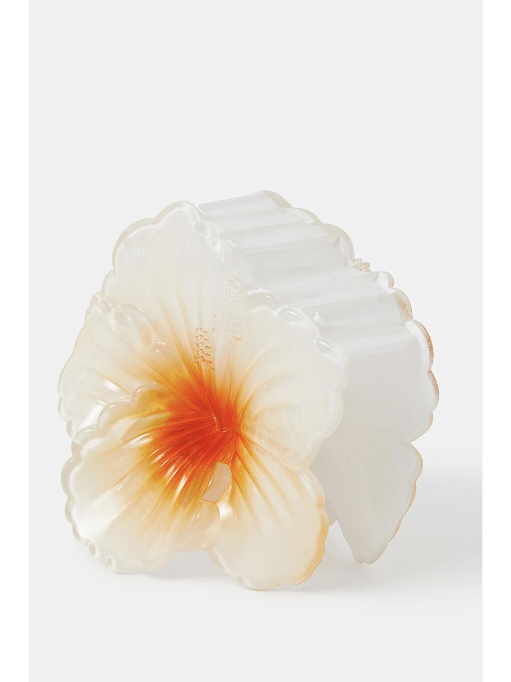 Bej Tropik Hibiskus Çilek Mandal Toka-2