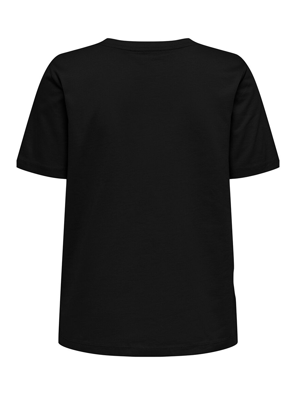 Siyah Onlfreja Pamuklu Regular Fit Yuvarlak Yaka Kadın T Shirt 15367970-6