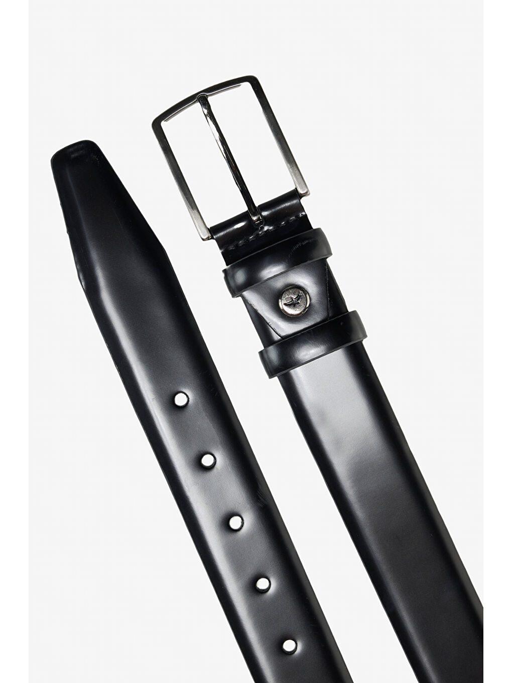 Erkek Siyah %100 Deri Klasik Kemer-1