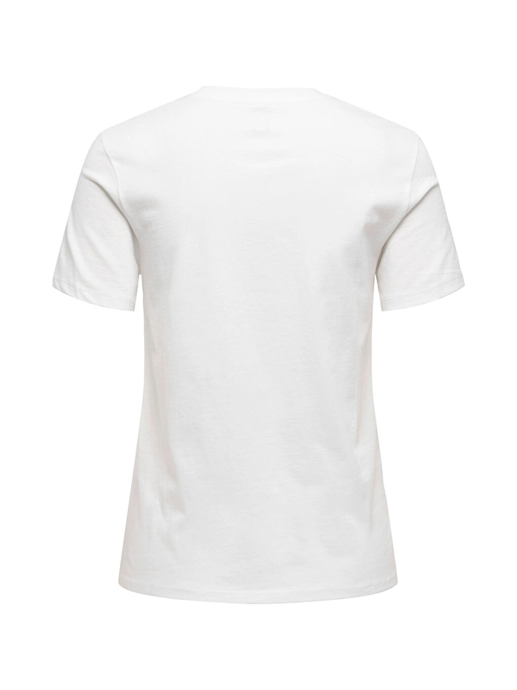 Ekru Onlarıana Pamuklu Regular Fit Taş Detaylı Bisiklet Yaka Kadın T Shirt 15343771-1