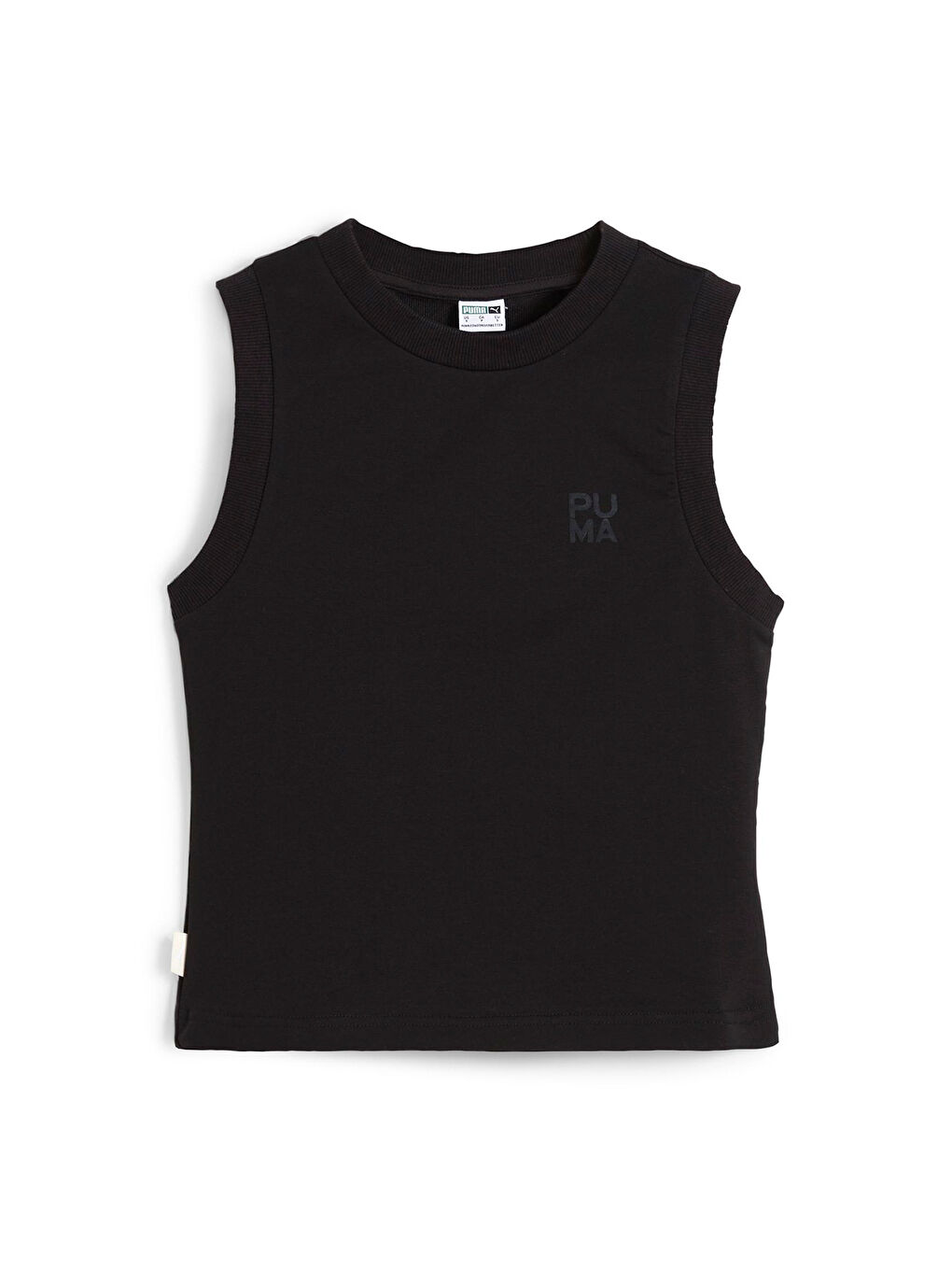 Infuse Slim Kadın Siyah Yuvarlak Yaka Atlet-3