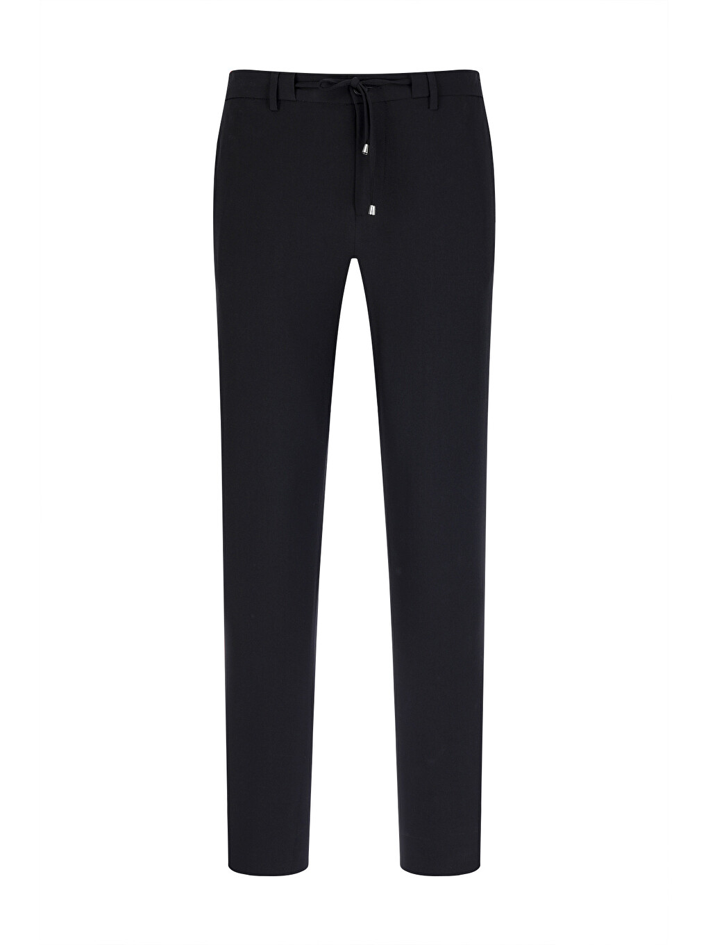 Siyah Rahat Kesim Yandan Cepli Jogger Pantolon