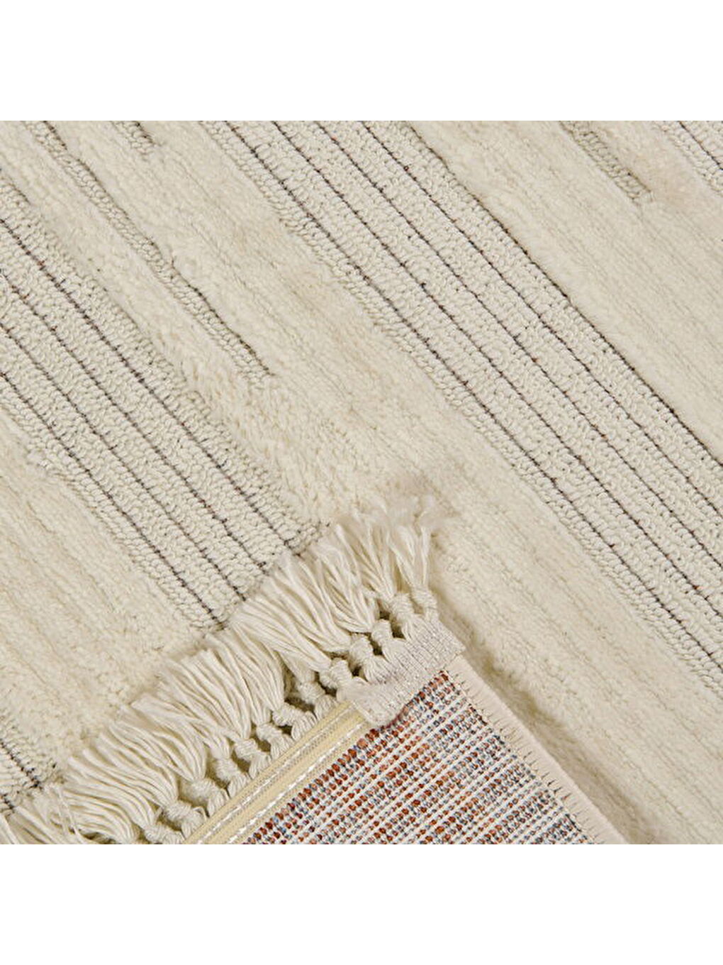 Soft Harmony Halı - Beyaz - 80x150 cm-2