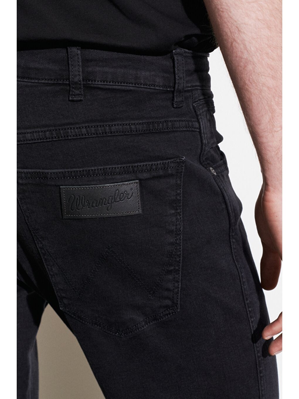 Siyah Larston Slim Fit Düşük Bel Denim Esnek Jean Pantolon-4