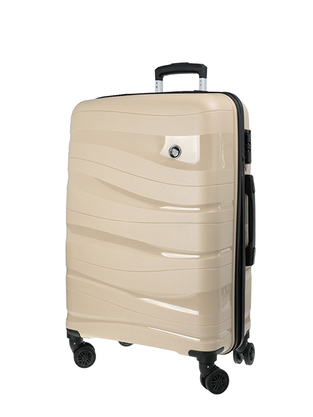 Sarı PP Barcelona Valiz Seti-4