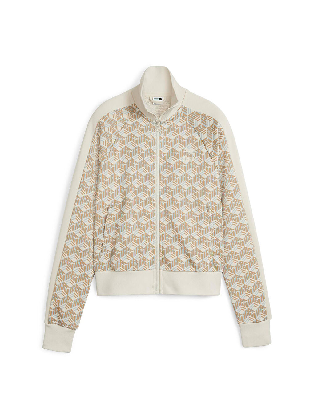 Karışık T7 Aop Track Kadın Dik Yaka Ceket