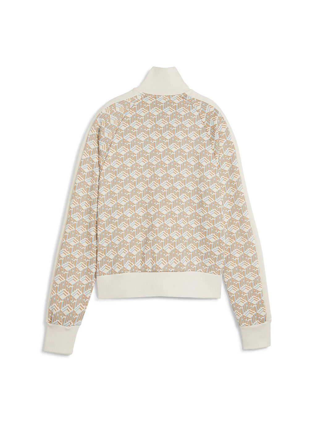 Karışık T7 Aop Track Kadın Dik Yaka Ceket-1