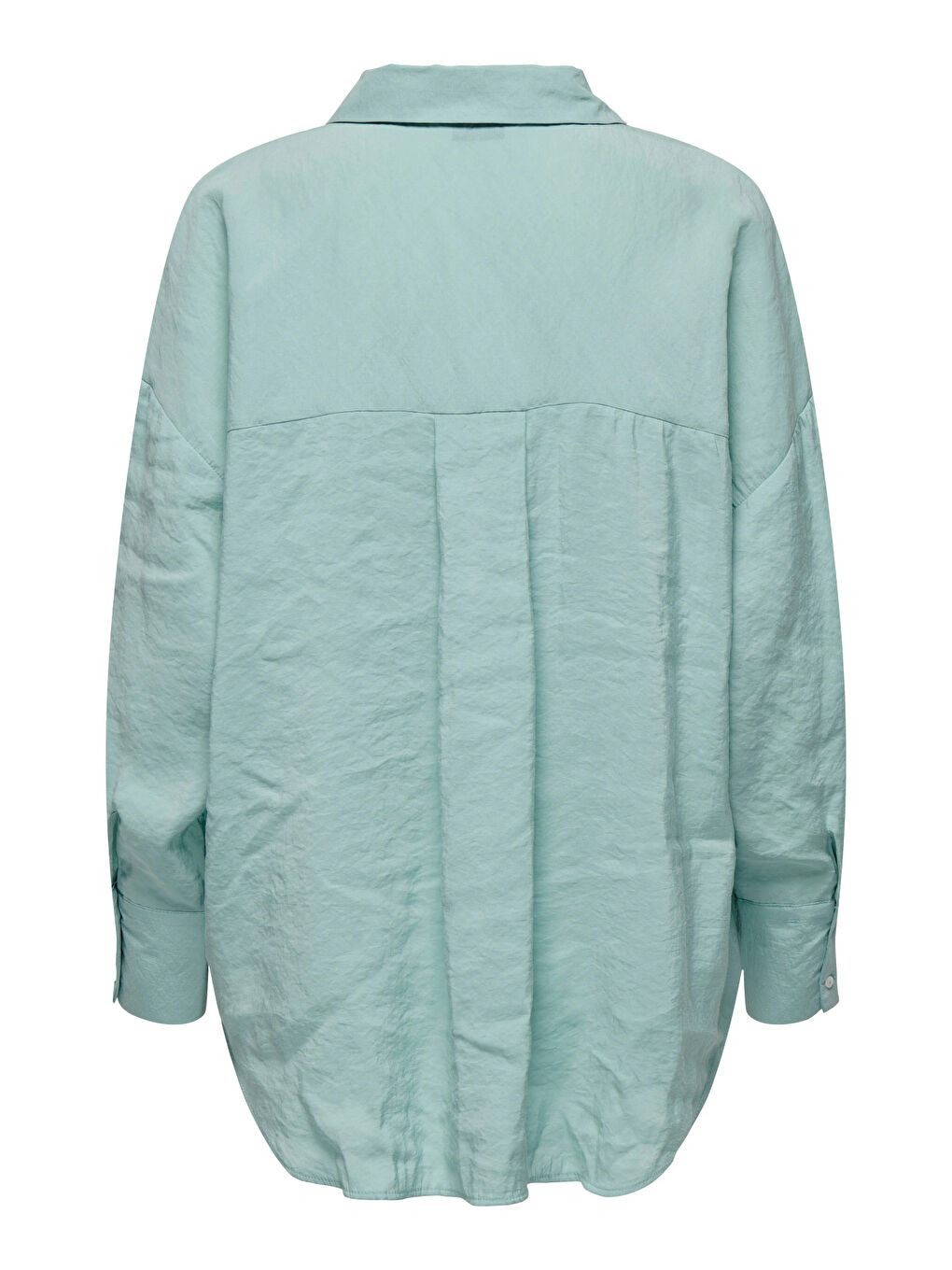 Yeşil Onlzazima Modal Oversize Fit Uzun Kollu Kadın Gömlek 15272523-6