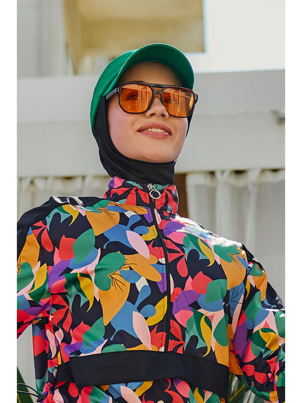 Ayarlanabilir Vizör Tenisçi Golf Şapka Güneş Koruyucu Siperlik RŞ-109 Yeşil-4