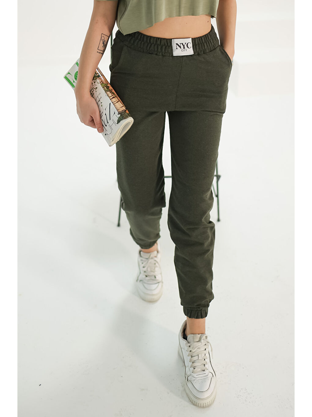 Eşofman Altı Haki - 26570-2