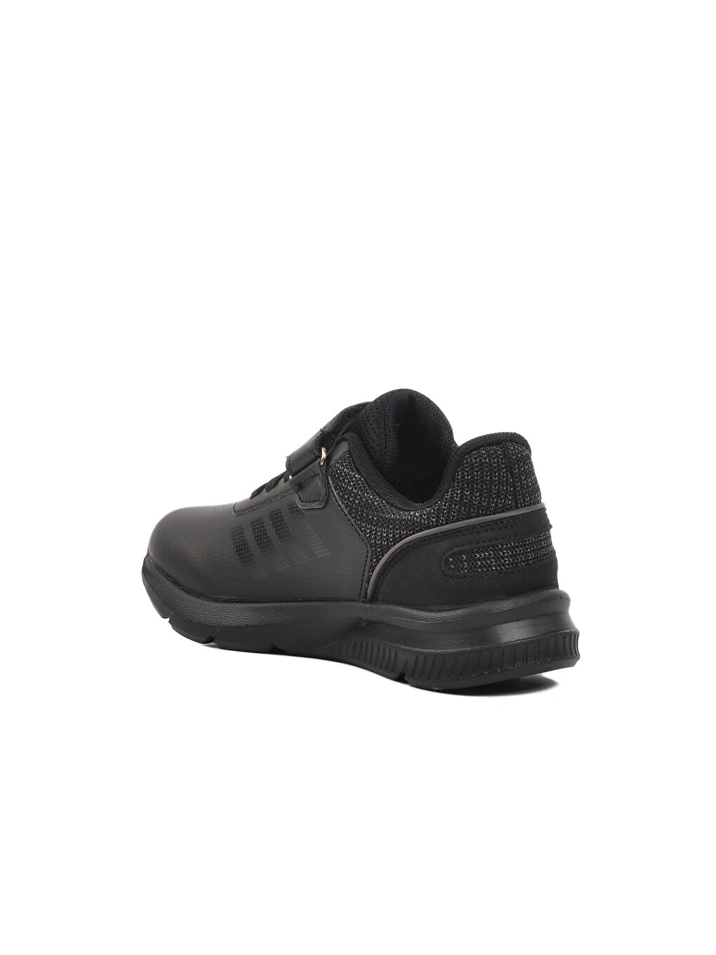 Siyah Cırtlı Çocuk Spor Ayakkabı 100-25K F-3