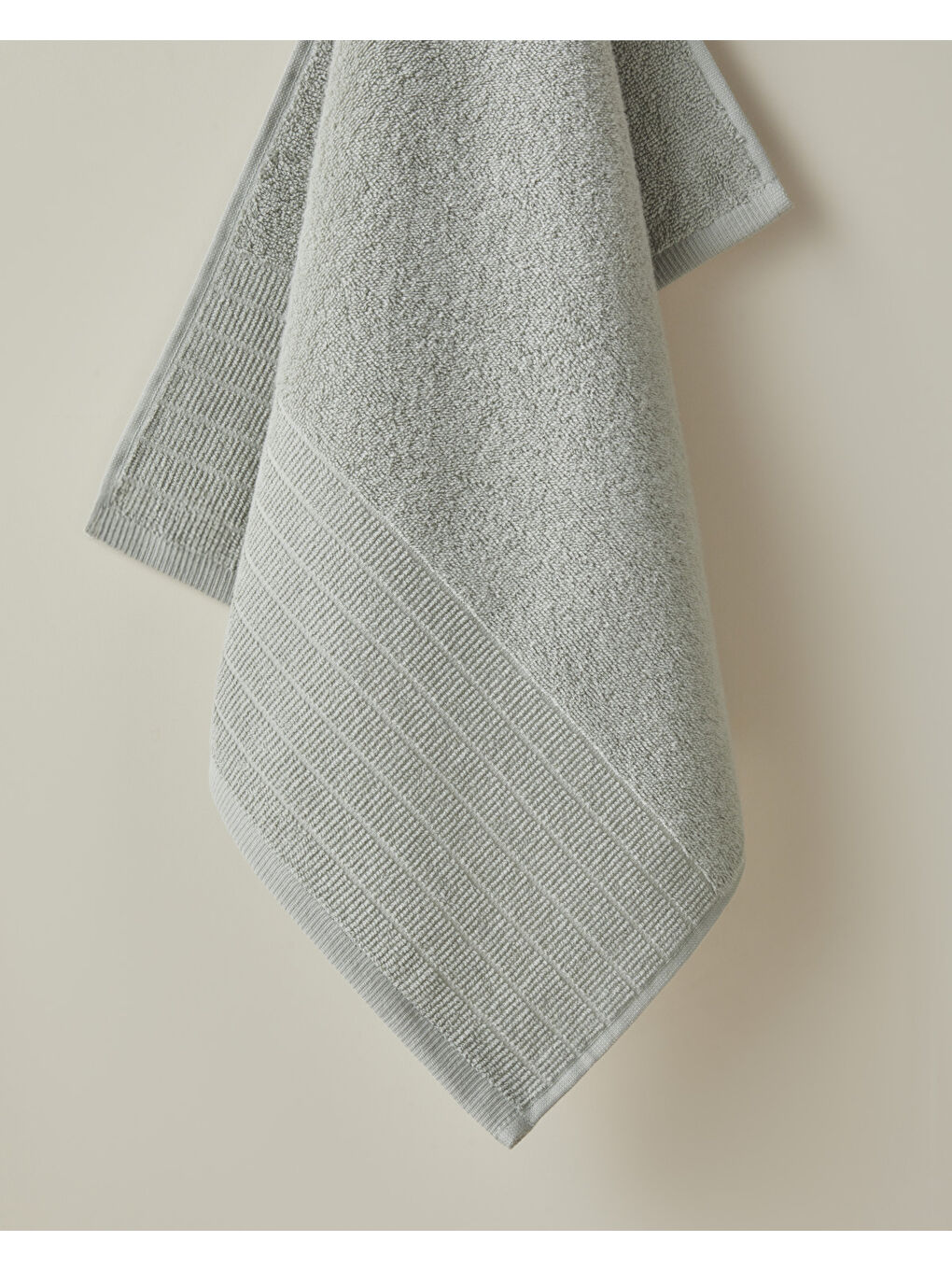 Yeşil Pure Pamuk Yüz Havlusu 50x80 cm Sage-1