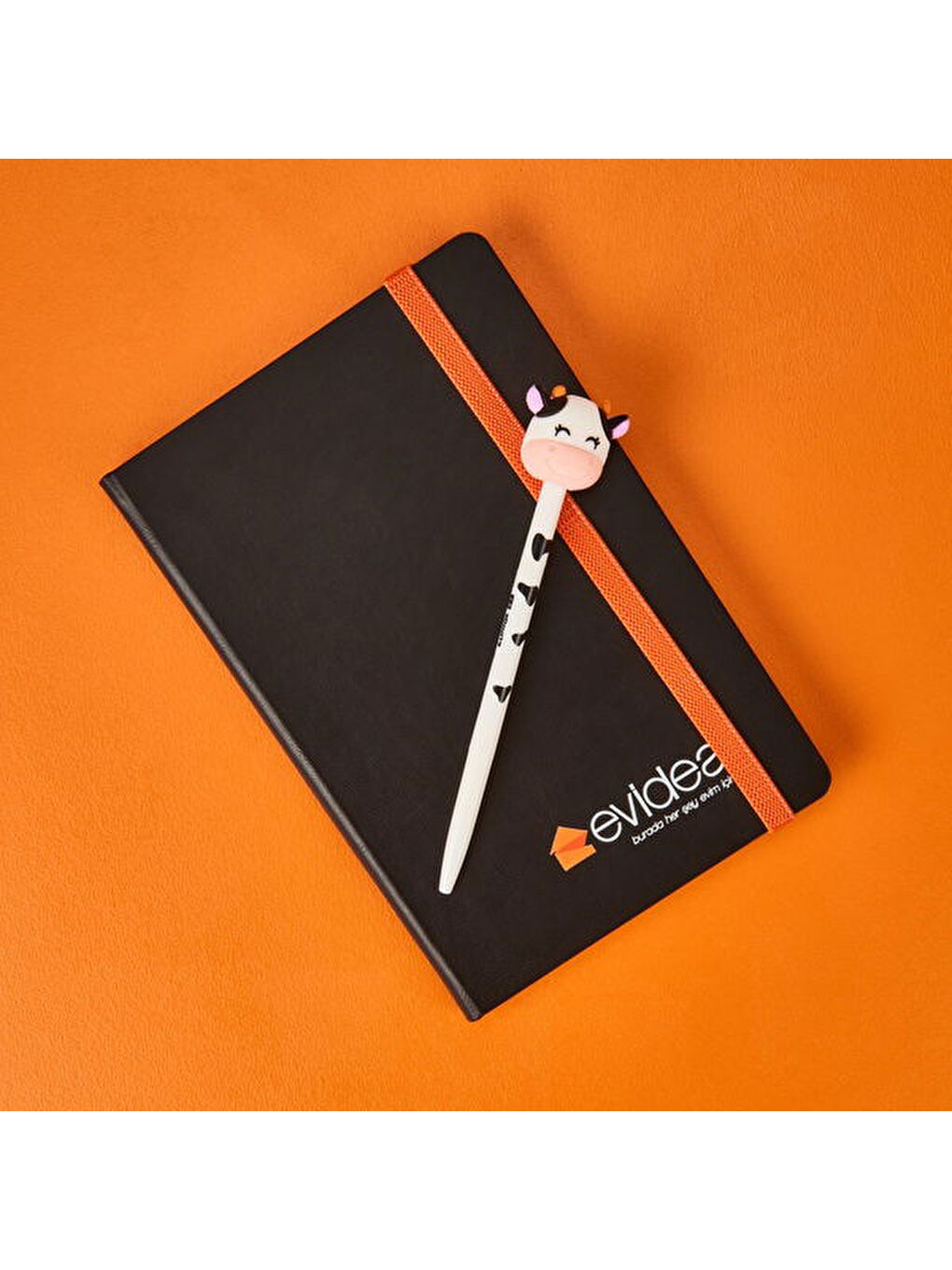 İnek Tükenmez Kalem - Renkli-1