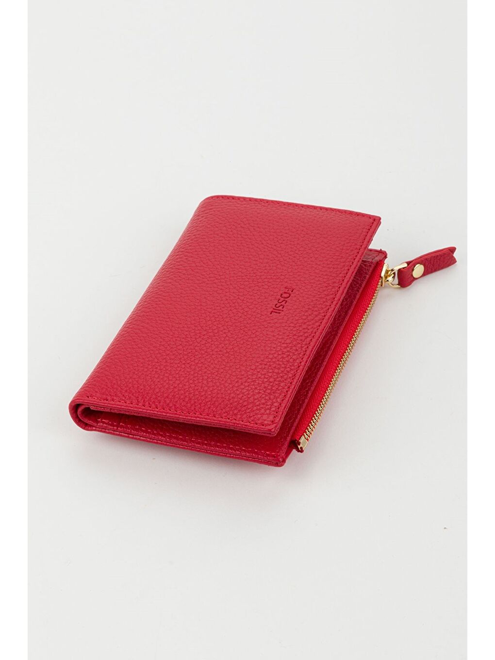 Kırmızı Kutulu Hakiki Deri Mürdüm Orta Boy Kadın El Portföyü Kartlık Cüzdan-1