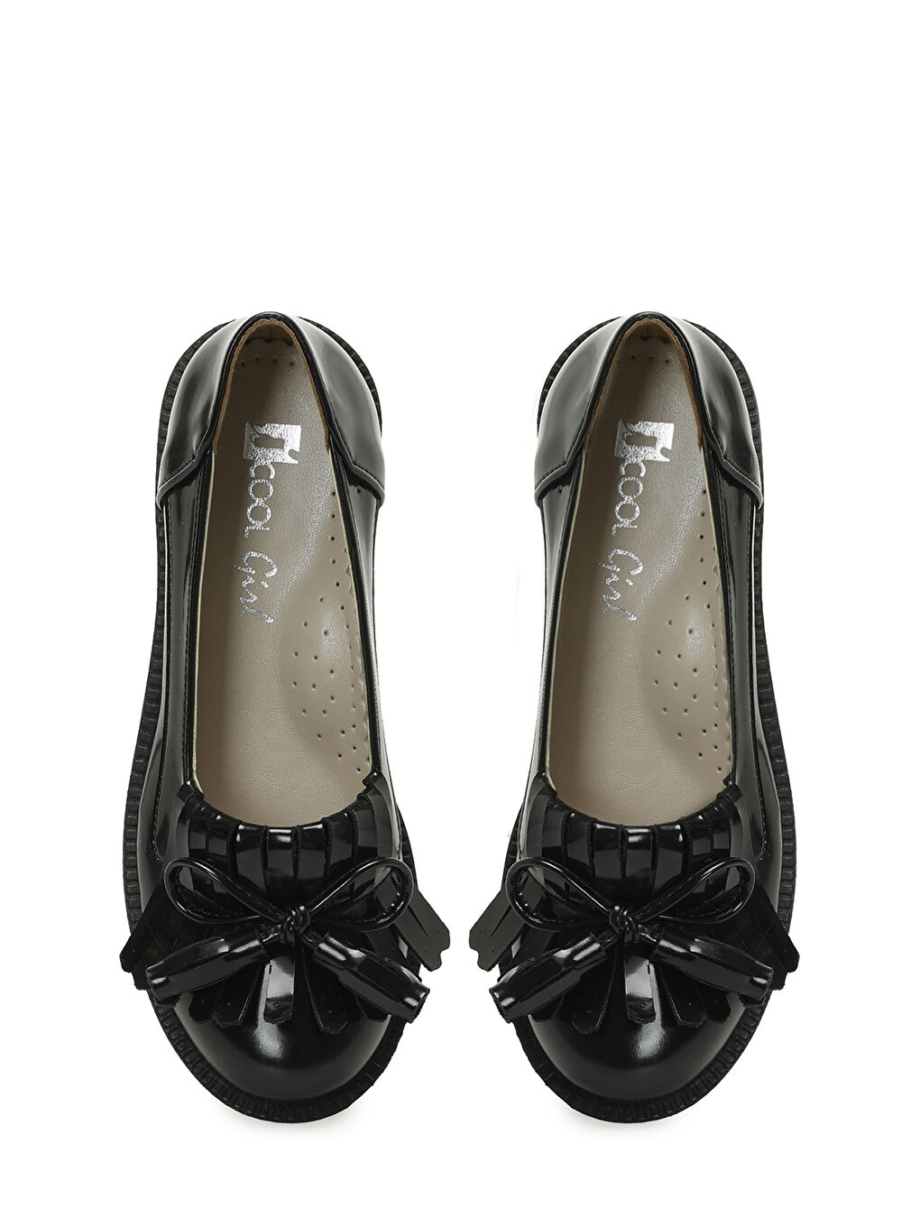 BAM100 F 5PR Siyah Kız Çocuk Babet 813-3