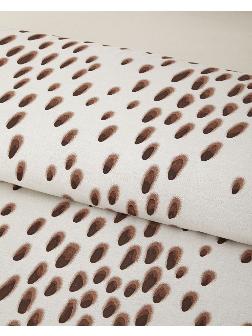 Cheetah Charm Pamuk Çift Kişilik Nevresim Takımı 200x220 cm Kahverengi-3