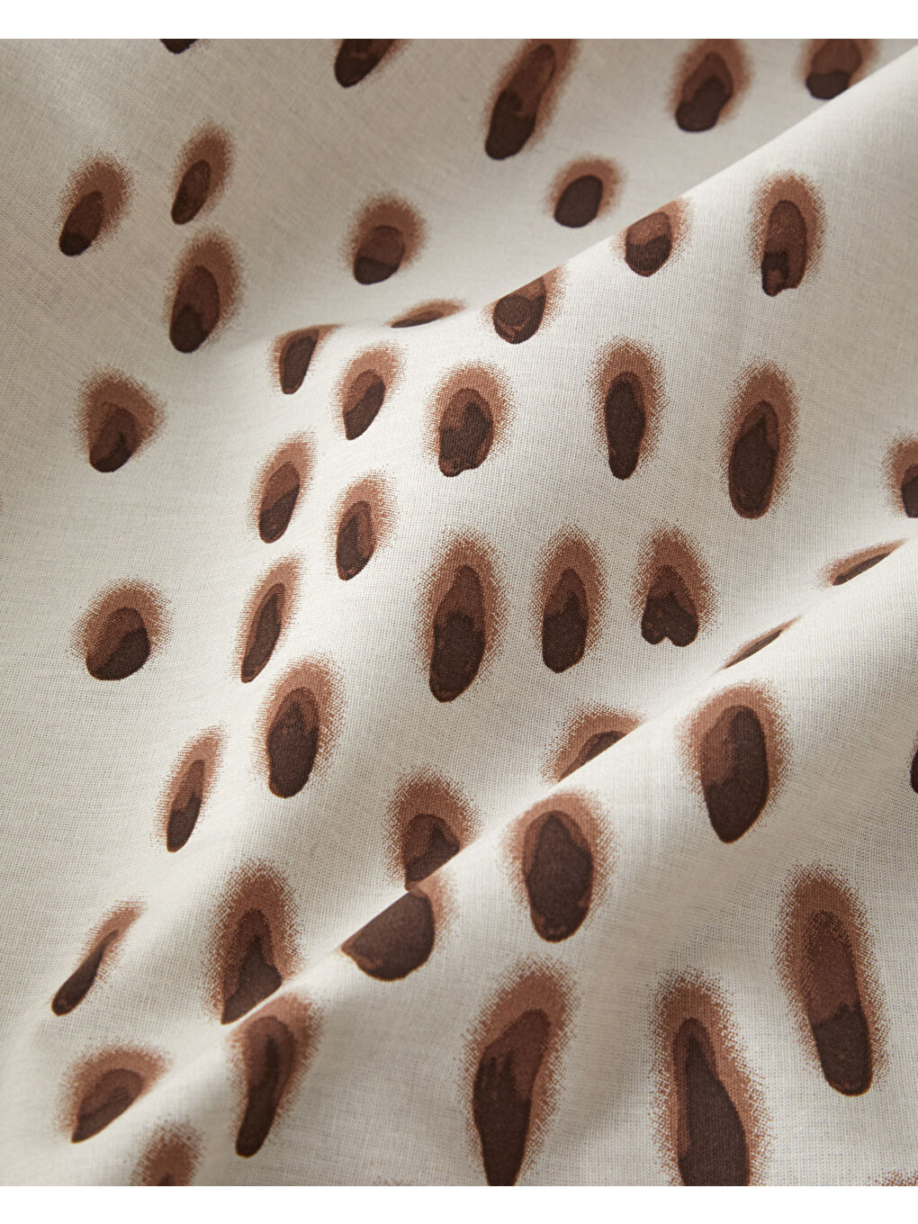 Cheetah Charm Pamuk Çift Kişilik Nevresim Takımı 200x220 cm Kahverengi-5